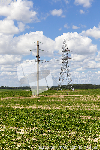 Image of Electric concrete pole