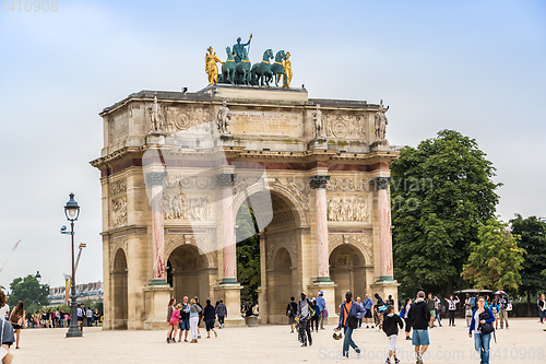 Image of Arc de Triomphe du Carrousel in paris