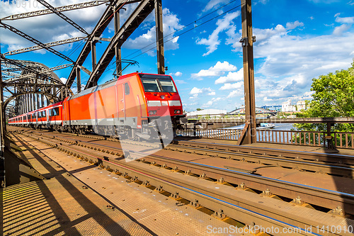 Image of Electric locomotive in Frankfurt