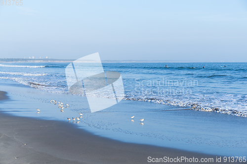 Image of Seascape and blue sky