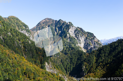 Image of Mountain in Tateyama of Japan