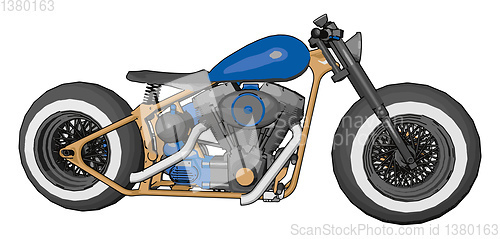 Image of Rush bike driving problem vector or color illustration