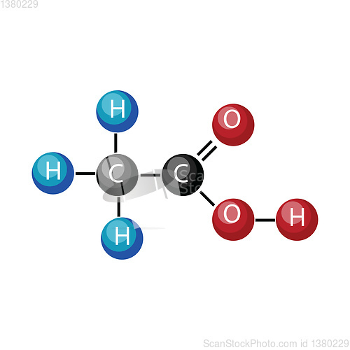 Image of Sience molecule vector illustration on white background