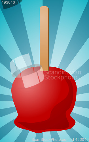 Image of Candy apple illustration