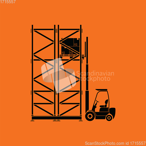 Image of Warehouse forklift icon