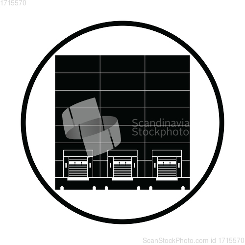 Image of Warehouse logistic concept icon