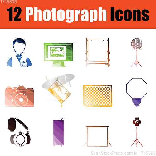 Image of Photography icon set