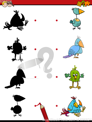 Image of shadow game with birds
