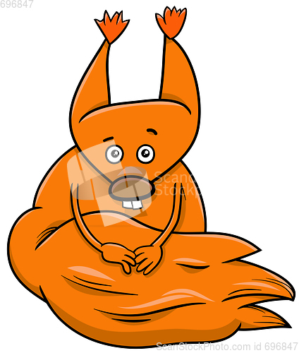 Image of squirrel cartoon character