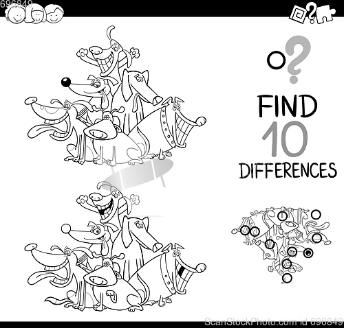 Image of educational game for coloring