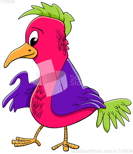 Image of bird character cartoon illustration