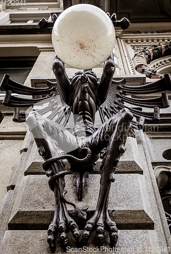 Image of Giant Gargoyle Lamp