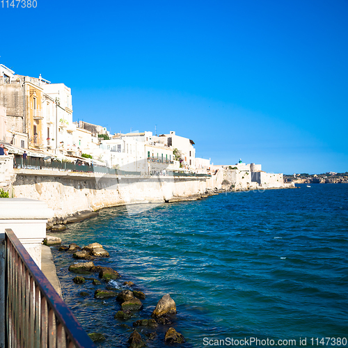Image of Ortigia view during a summer day