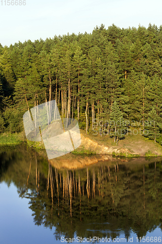 Image of reflected on water