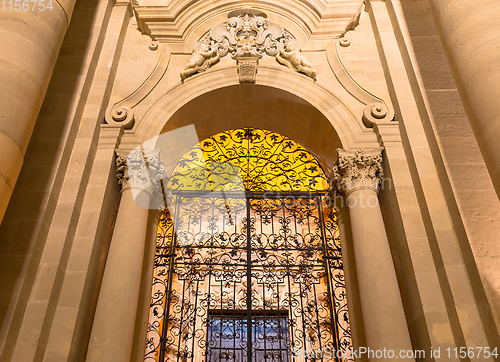 Image of Cathedral of Syracuse entrance