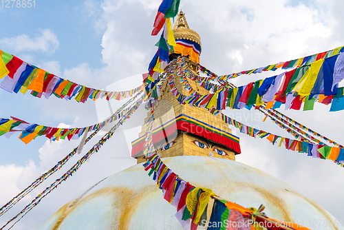 Image of Boudhanath Stupa in Kathmandu, Nepal