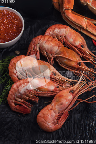 Image of Closeup of far eastern botan shrimp