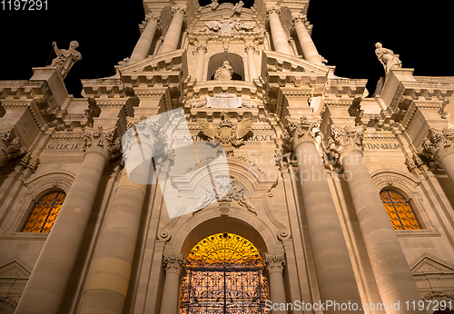 Image of Cathedral of Syracuse entrance