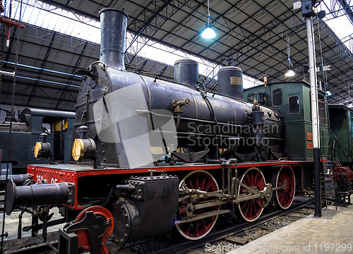 Image of Steam Locomotive detail