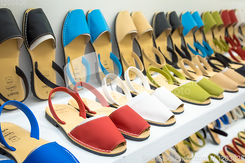 Image of Shopping for Avarca (Menorca sandals)