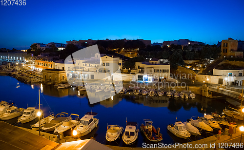 Image of Ciutadella Harbour in Menorca, Spain