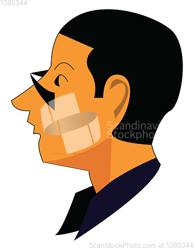 Image of Man wearing sunglasses vector or color illustration