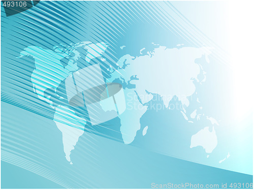 Image of Map of the world illustration