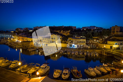 Image of Ciutadella Harbour in Menorca, Spain