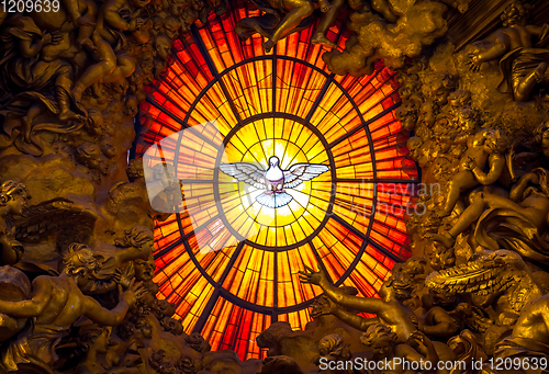 Image of Throne Bernini Holy Spirit Dove, Saint Peter\'s Basilica in Rome