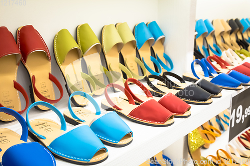 Image of Shopping for Avarca (Menorca sandals)