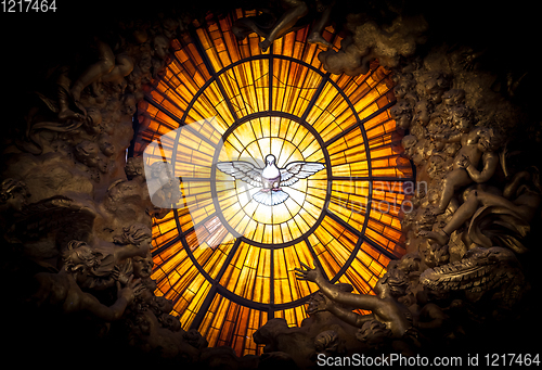 Image of Throne Bernini Holy Spirit Dove, Saint Peter\'s Basilica in Rome