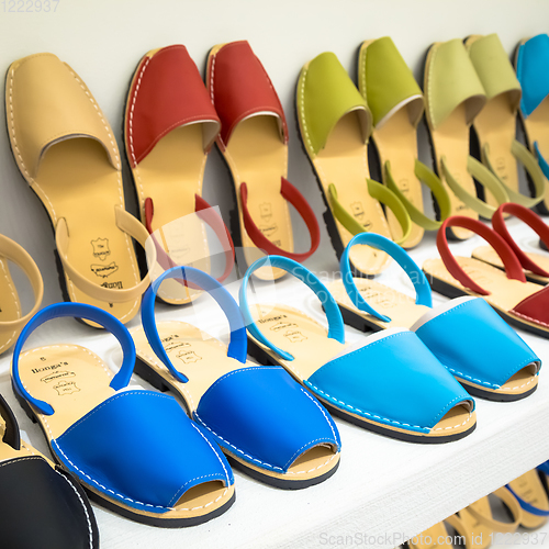 Image of Shopping for Avarca (Menorca sandals)