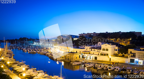 Image of Ciutadella Harbour in Menorca, Spain