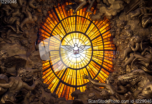 Image of Throne Bernini Holy Spirit Dove, Saint Peter\'s Basilica in Rome