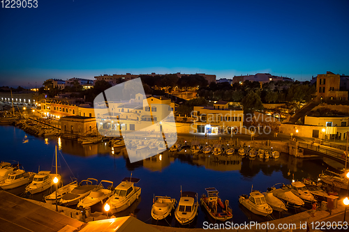 Image of Ciutadella Harbour in Menorca, Spain