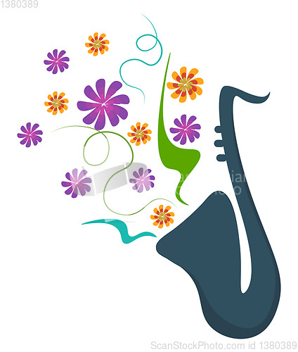 Image of A portrait that depicts the spring season vector or color illust