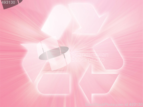 Image of Recycling eco symbol