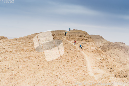 Image of Hiking in israeli stone desert