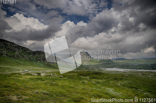 Image of Mountain nature landscape in Morway summer