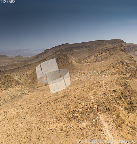 Image of Hiking in israeli stone desert