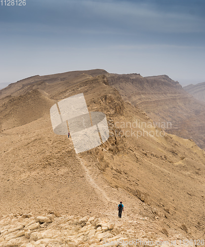 Image of Hiking in israeli stone desert