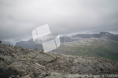 Image of Dramatic mountain landscape in Scandinavia