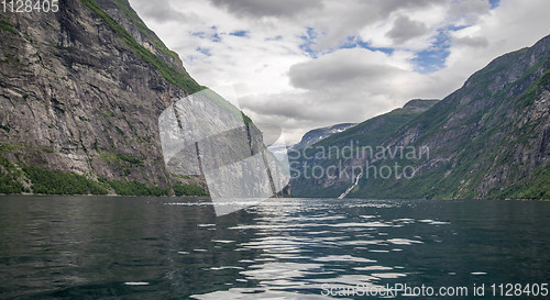 Image of Dramatic fjord landscape in Norway