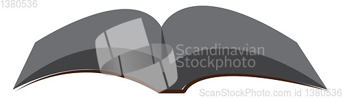 Image of Open book vector or color illustration