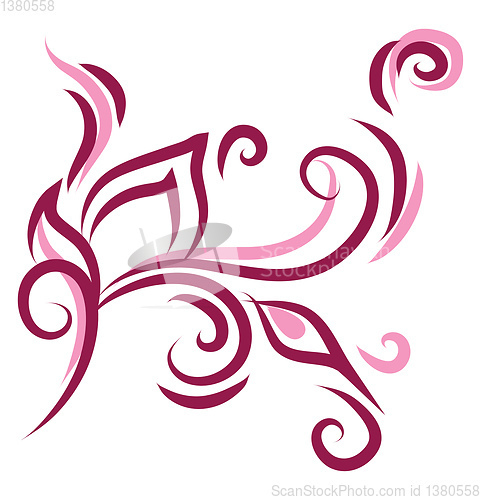 Image of A decorative design vector or color illustration