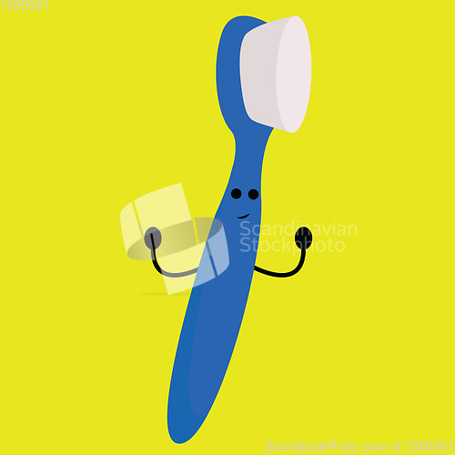 Image of Tooth brush, vector or color illustration.