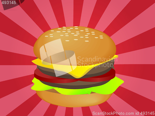 Image of Hamburger illustration