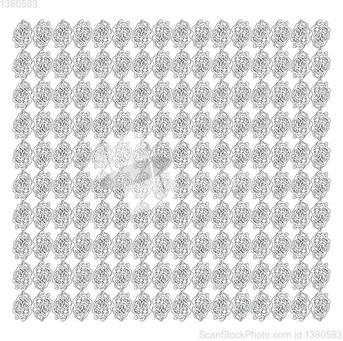 Image of Scribbled black pattern vector or color illustration