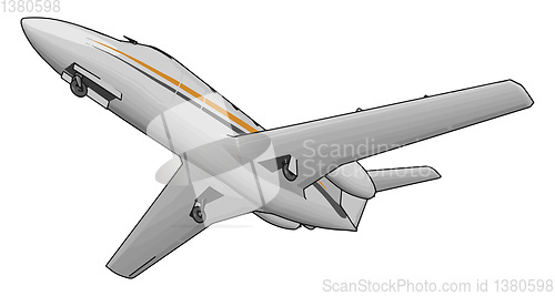 Image of Air transport different means vector or color illustration