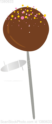 Image of Lollipop, vector or color illustration.